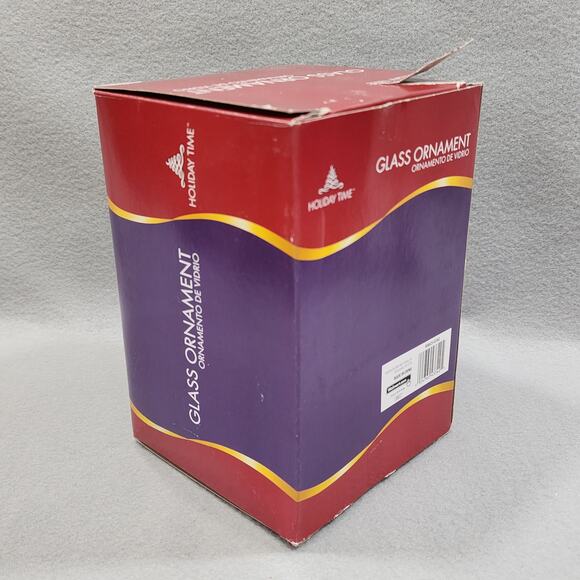 Holiday Time Mercury Glass Christmas Ornaments Lot of 3 Snowmen x2, Santa Claus - Picture 8 of 8